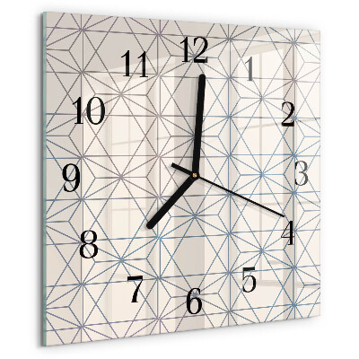 Zegar kwadratowy Wzór geometryczny