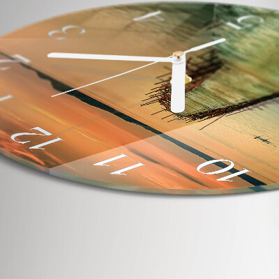 Zegar ścienny okrągły Sieć