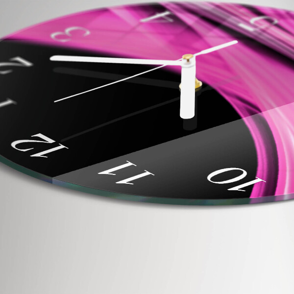 Zegar okrągły Abstrakcyjne Linie
