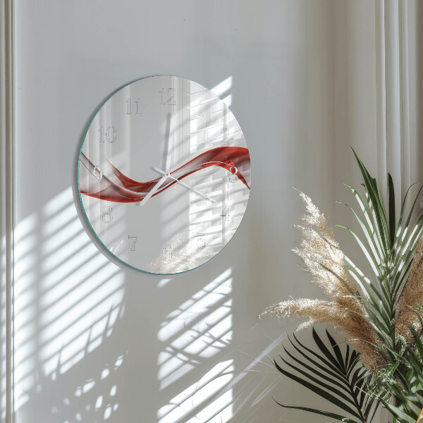 Zegar okrągły Abstrakcyjne Linie