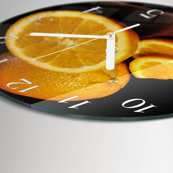 Zegar ścienny okrągły Pomarańcze