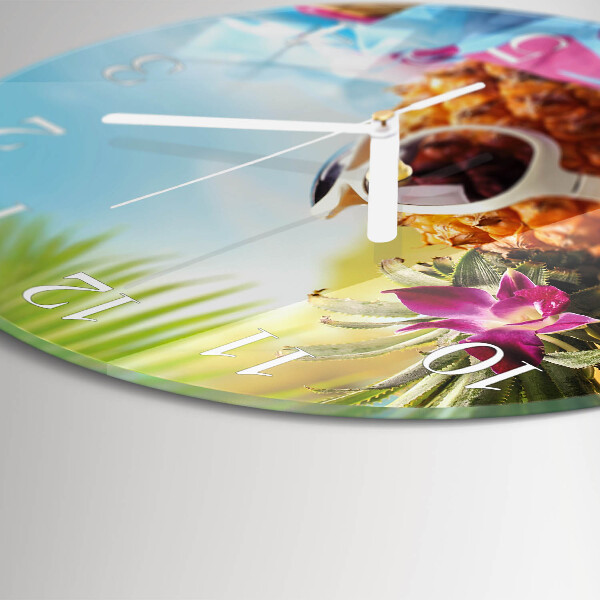 Zegar okrągły Ananas