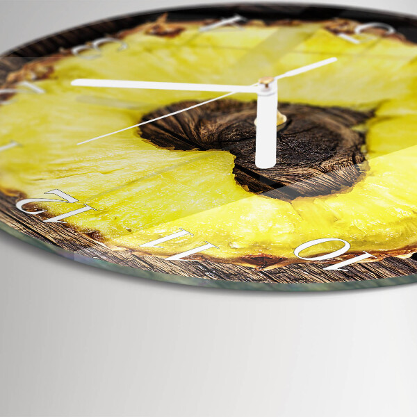 Zegar ścienny okrągły Ananas
