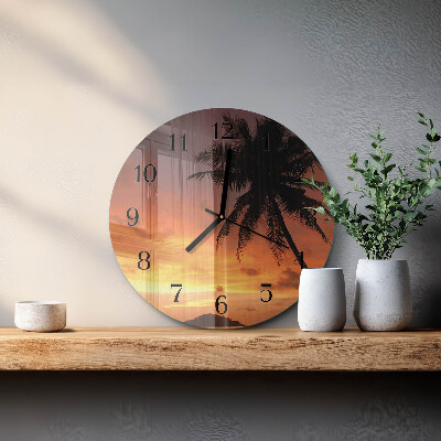 Zegar ścienny okrągły Palma