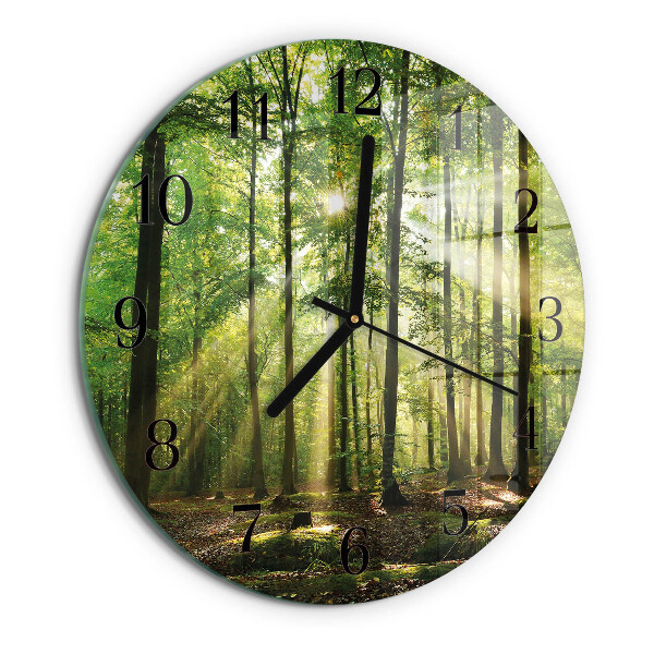 Zegar okrągły Leśna Natura