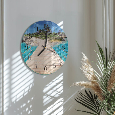 Zegar okrągły Most Wyspowy