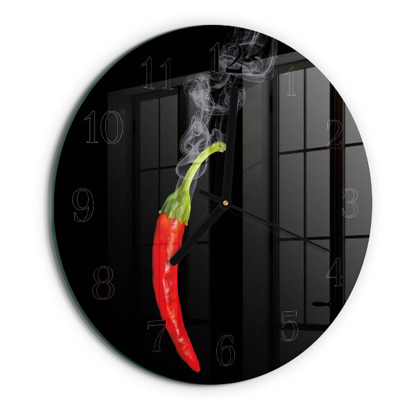 Zegar okrągły Papryczka Chili