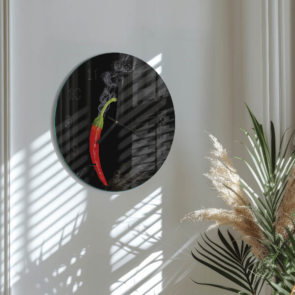 Zegar okrągły Papryczka Chili
