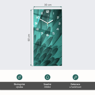 Zegar pionowy Grafit