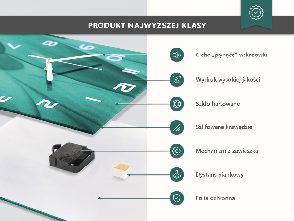 Zegar pionowy Sztuka