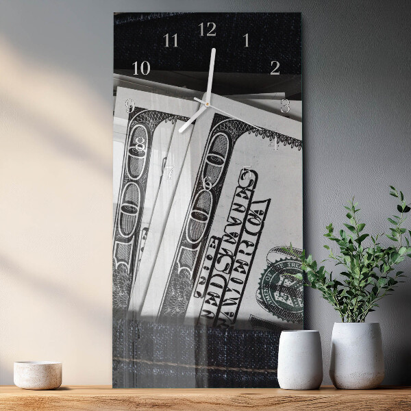 Zegar pionowy Banknoty