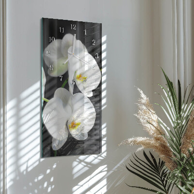 Zegar pionowy Orchidea