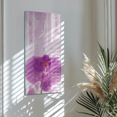 Zegar pionowy Orchidea