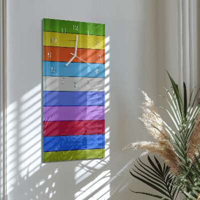 Zegar pionowy Paski