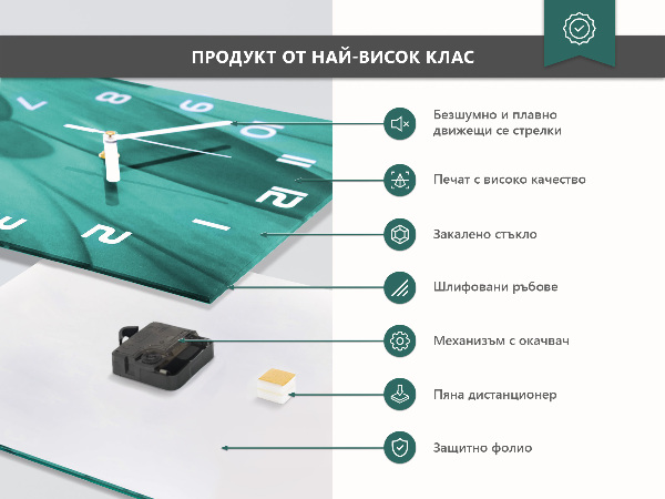 Zegar pionowy Sztuka Kręgów