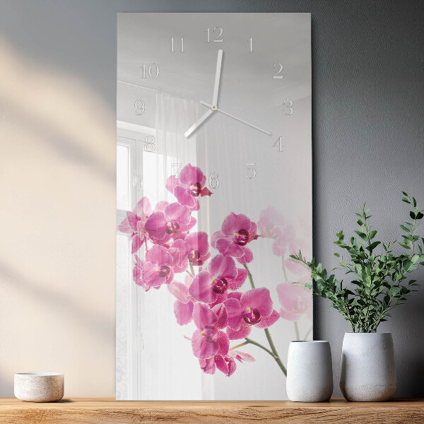 Zegar pionowy Orchidee