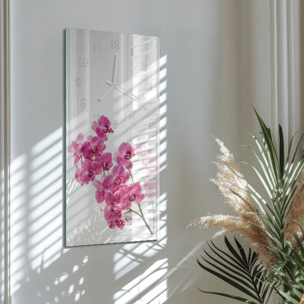 Zegar pionowy Orchidee