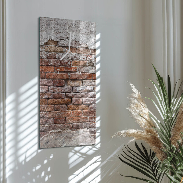 Zegar pionowy Cegła