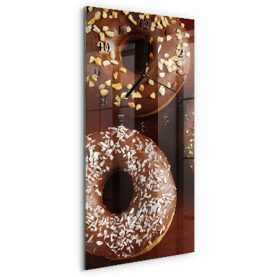 Zegar ścienny pionowy Pączki