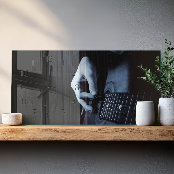 Zegar poziomy Gitarzysta