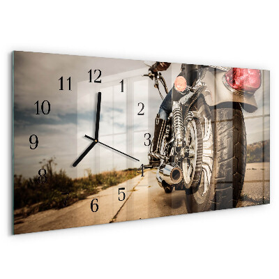 Zegar poziomy Motocykl